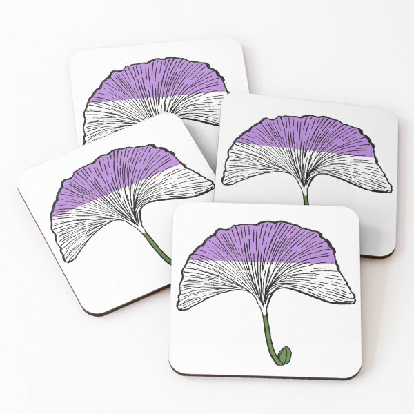 Item preview, Genderqueer Pride Gingko designed and sold by -Senaar-.