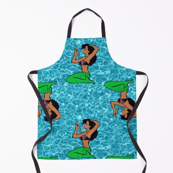 Item preview, afro latina mermaid ocean sea designed and sold by Gossip Rag.