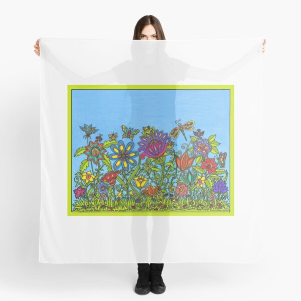 FLOWERS and FRIENDS Scarf