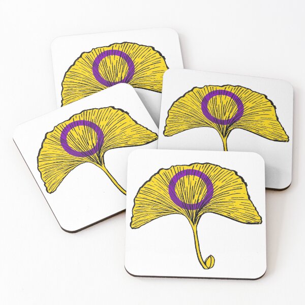 Item preview, Intersex Pride Gingko designed and sold by -Senaar-.