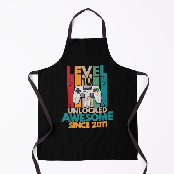 Item preview, Level 10 Unlocked Awesome 2011 10th Birthday Gift For Gamer designed and sold by avareid3.