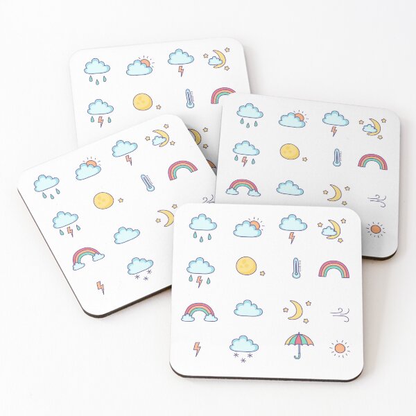 Item preview, Cute Weather Themed Set designed and sold by Okkobury.