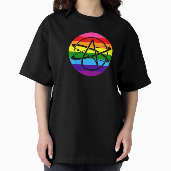 Artikel-Vorschau von Gay Atheist Logo LGBTQ Rainbow Atheism Anti Religion Skeptic, designt und verkauft von Atheist In The Cloth.