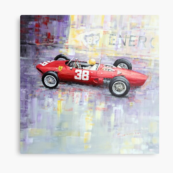 1962 Ricardo Rodriguez Ferrari 156 Metal Print