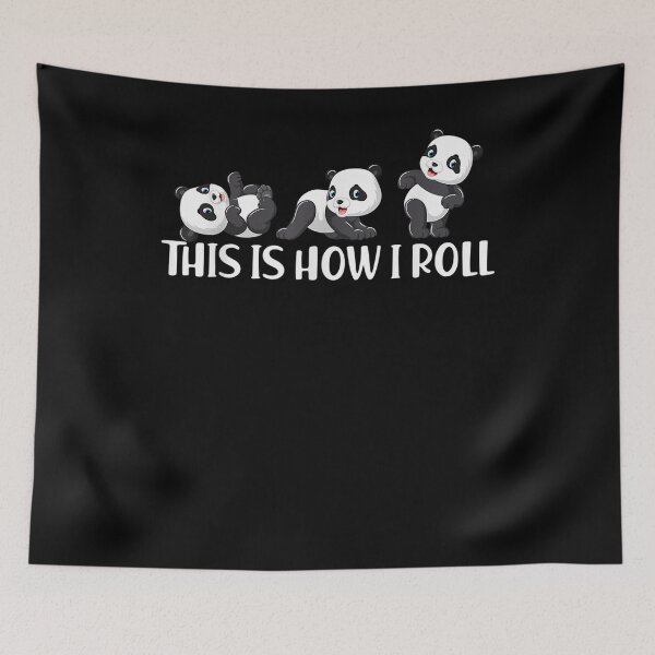 Item preview, This Is How I Roll Panda Lover Panda Stuffed Animal  designed and sold by avareid3.