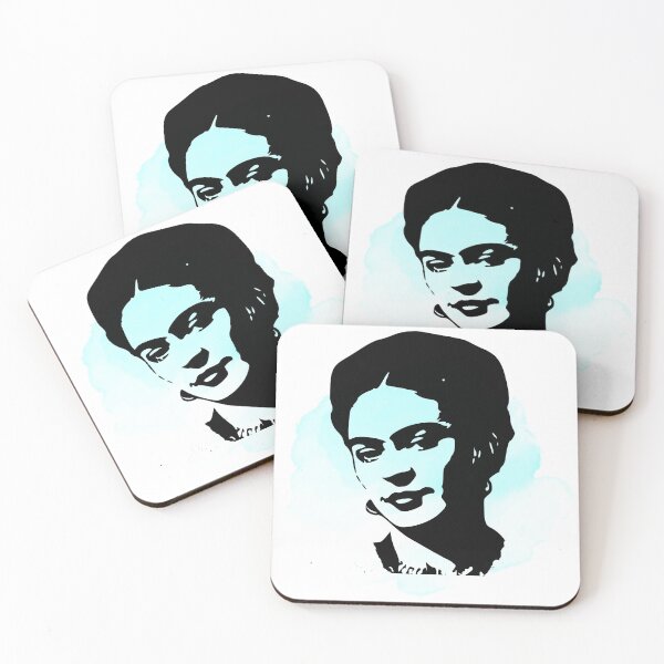 Item preview, Frida kahlo portrait feminist pink pop art designed and sold by MiloHarris.