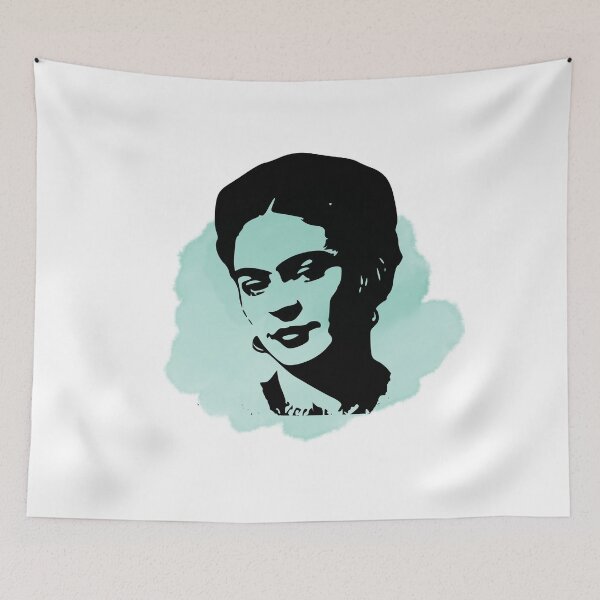 Item preview, Frida kahlo portrait feminist pink pop art designed and sold by MiloHarris.
