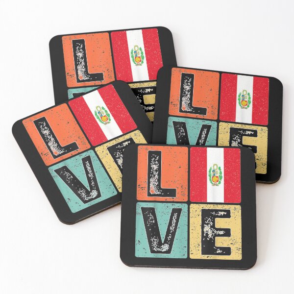 Item preview, Vintage Retro I Love Peru Flag For Peruvian Pride Gift  designed and sold by avareid3.