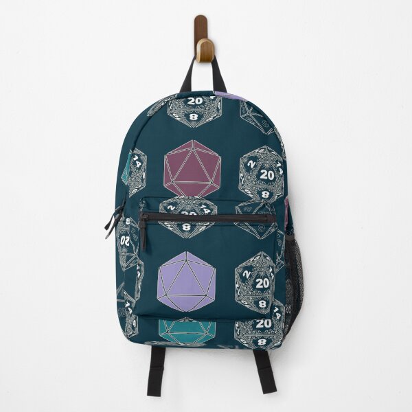 Item preview, Decorated d20s - dark and colorful designed and sold by BrandNameNerd.