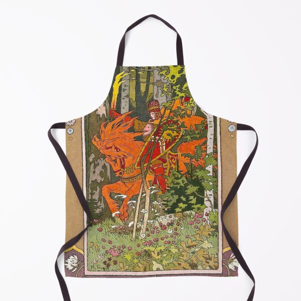 Item preview, The Red Horseman - Vasilisa the Beautiful - Ivan Bilibin 1899 designed and sold by forgottenbeauty.