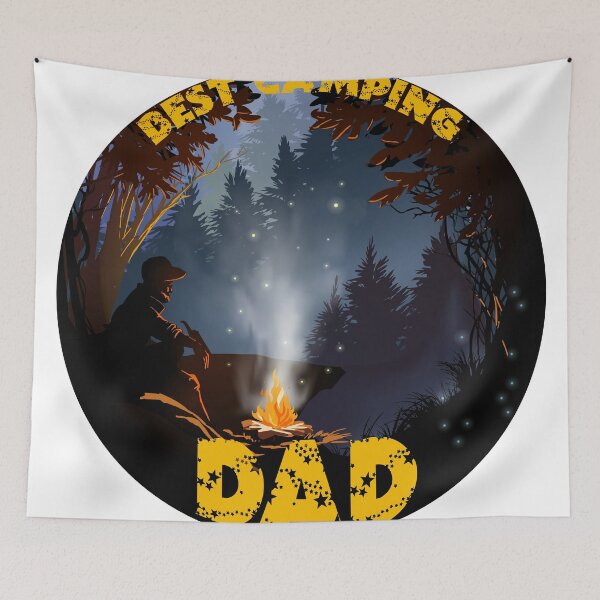 Item preview, BEST CAMPING DAD designed and sold by naturehikers.