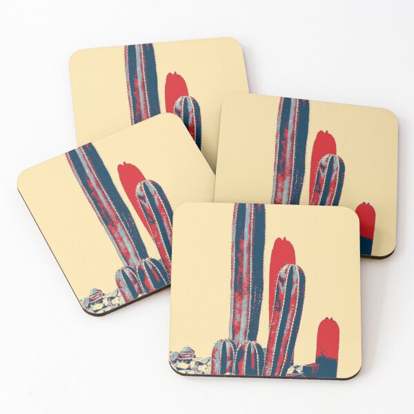 Item preview, Cactus Abstract With Yellow Background  designed and sold by Zoo-Moo.