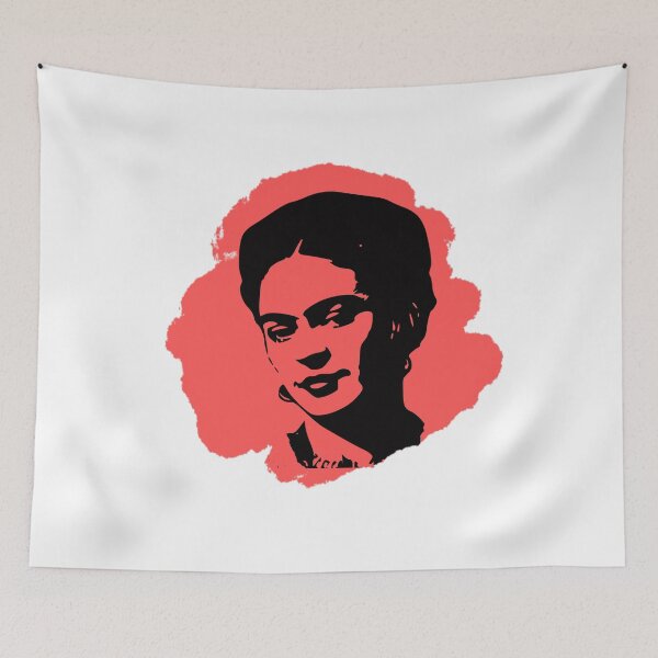 Item preview, Frida kahlo portrait feminist pink pop art designed and sold by MiloHarris.