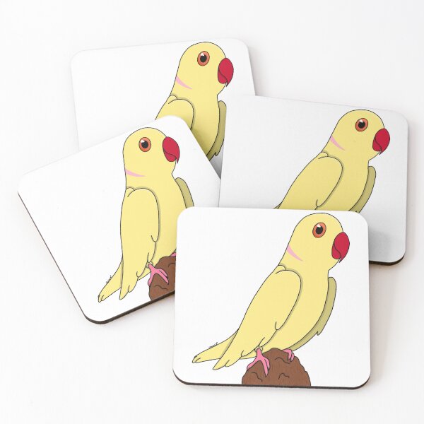 Item preview, Indian Ringneck Parakeet (yellow) designed and sold by Fallen-101.