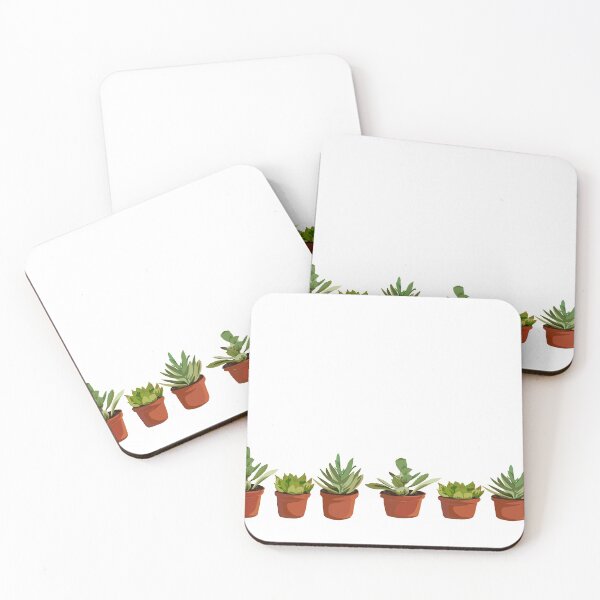 Item preview, Row of Succulents  designed and sold by MqBelle.