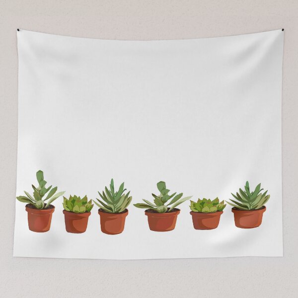 Item preview, Row of Succulents  designed and sold by MqBelle.