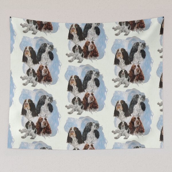 Item preview, English Springer Spaniel Medley designed and sold by BarbBarcikKeith.