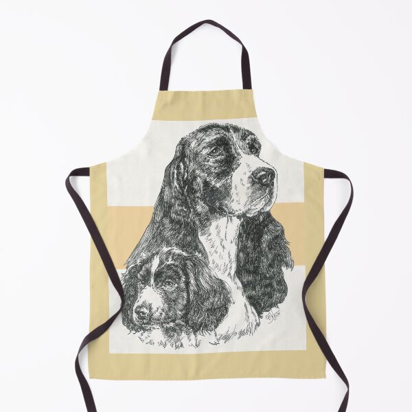 Item preview, English Springer Spaniel Father & Son designed and sold by BarbBarcikKeith.