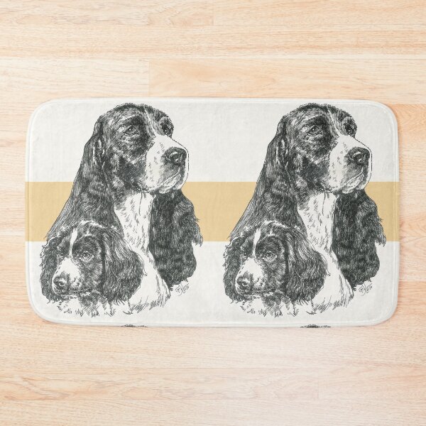 Item preview, English Springer Spaniel Father & Son designed and sold by BarbBarcikKeith.