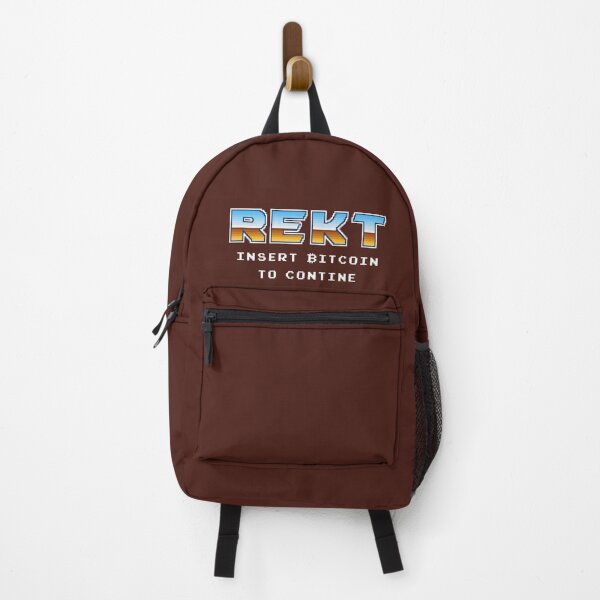 Item preview, Rekt. Insert Bitcoin to continue designed and sold by pixeltogs.