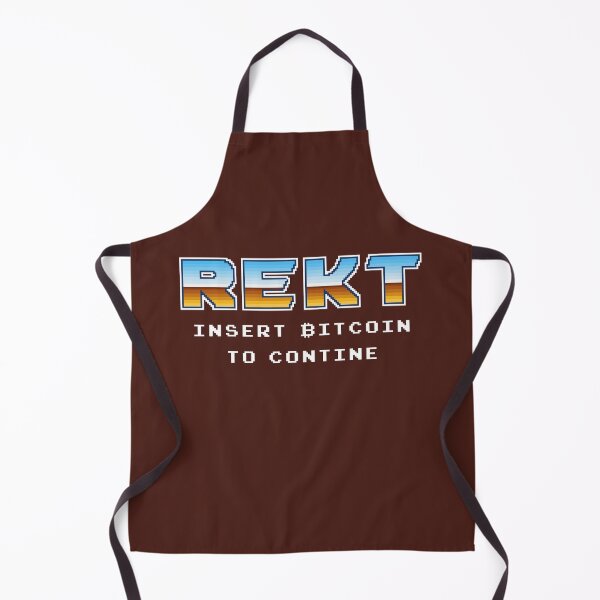 Item preview, Rekt. Insert Bitcoin to continue designed and sold by pixeltogs.