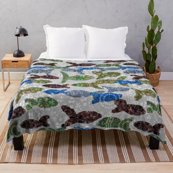 Item preview, Batik Look Tropical Fish Paisley Pattern designed and sold by Michelebuttons.