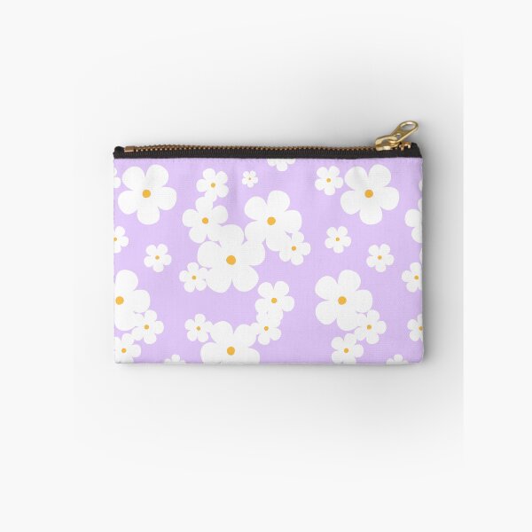 Item preview, White and Orange Florals on Violet designed and sold by LaurensFortune.