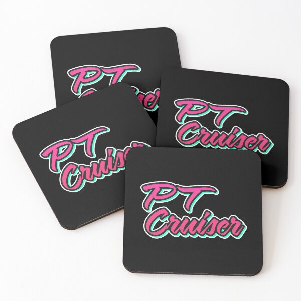 Item preview, PT Cruiser - Vintage Colorful Text Pink designed and sold by Jdm-Knights.