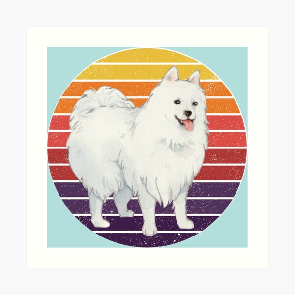 Japanese Spitz Dog Art Prints Redbubble