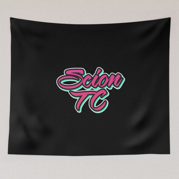 Item preview, Scion TC - Vintage Colorful Text Pink designed and sold by Jdm-Knights.