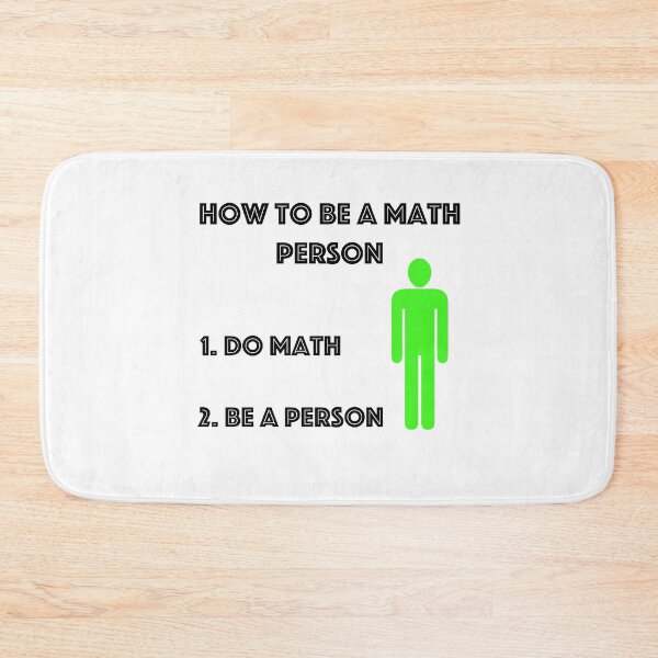 Item preview, How to be a Math person steps designed and sold by Sophclark.