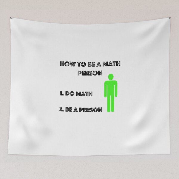 Item preview, How to be a Math person steps designed and sold by Sophclark.