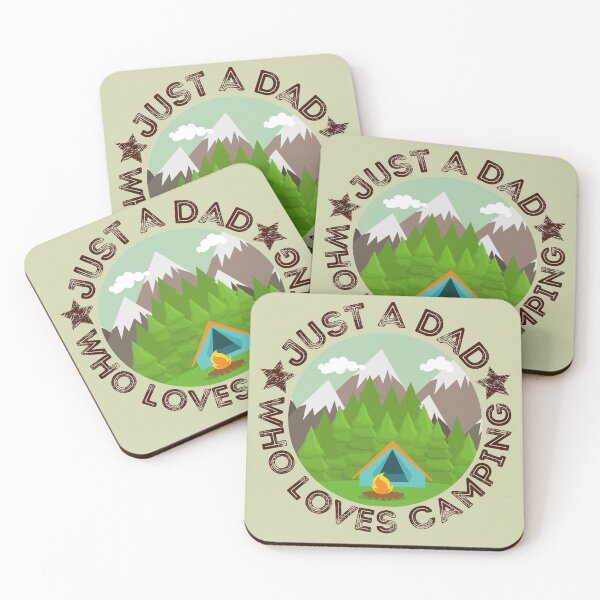 Item preview, Just a dad who loves camping designed and sold by Growwithme.