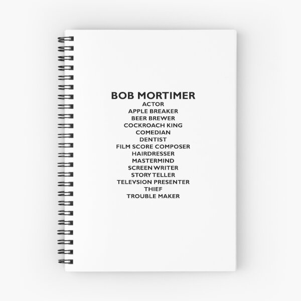 Item preview, Bob Mortimer's Jobs - Black Version designed and sold by The British Bunny Hop Shop.