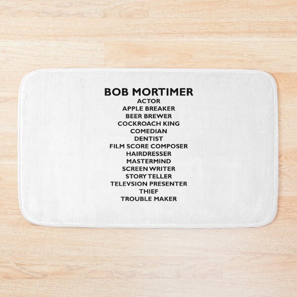 Item preview, Bob Mortimer's Jobs - Black Version designed and sold by The British Bunny Hop Shop.