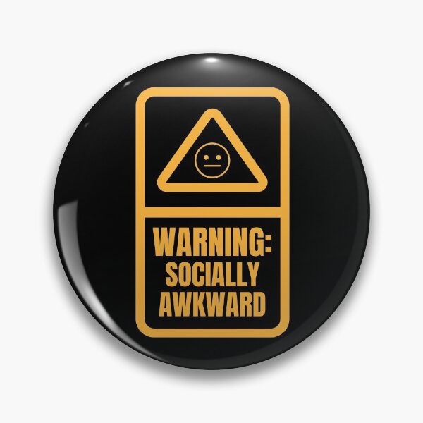 Item preview, WARNING SOCIALLY AWKWARD designed and sold by SurbDesigns.