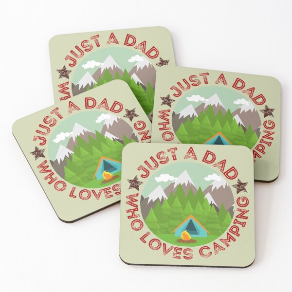 Item preview, Just a dad who loves camping designed and sold by Growwithme.