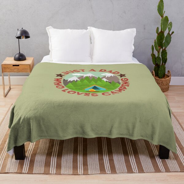 Item preview, Just a dad who loves camping designed and sold by Growwithme.