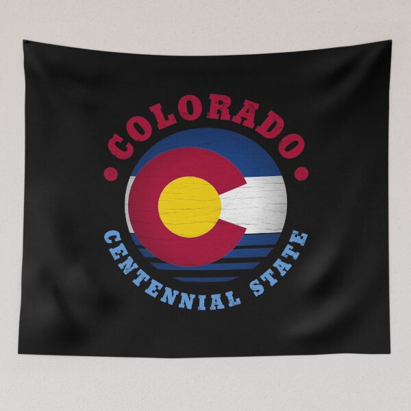 Item preview, COLORADO CENTENNIAL STATE FLAG designed and sold by Madjack Tees Kiwi SuperStore.