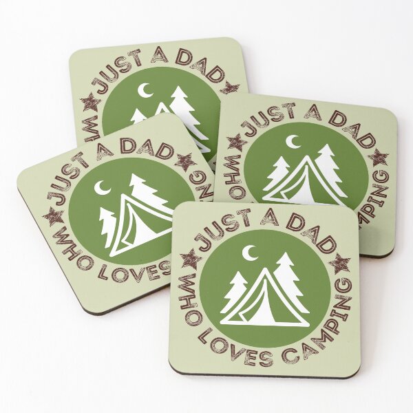 Item preview,  Just a dad who loves camping designed and sold by Growwithme.