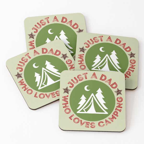 Item preview,  Just a dad who loves camping designed and sold by Growwithme.