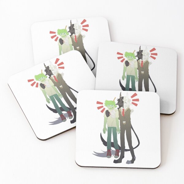Item preview, Ranboo and Slimecicle print designed and sold by GhostlyTeeth.