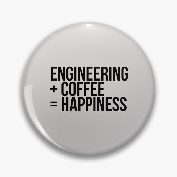 Item preview, Coffee and engineering equals happiness designed and sold by ComedyQuotes.