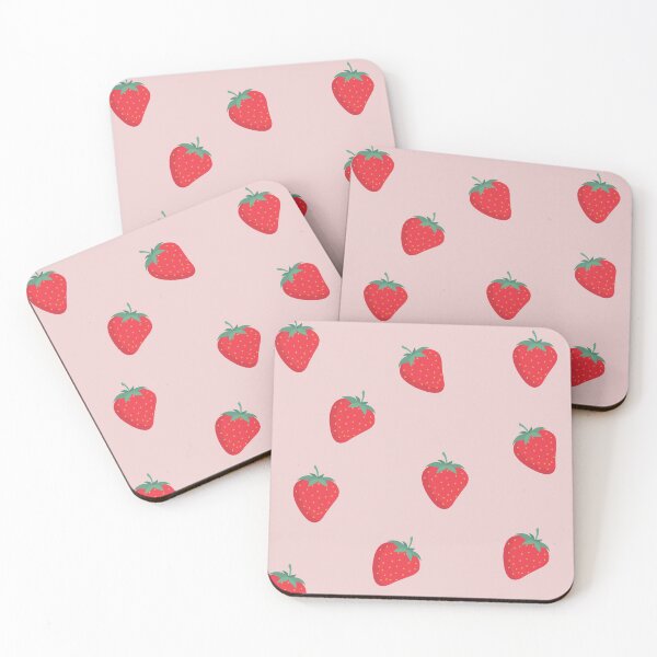 Item preview, red strawberries designed and sold by peachyasho.