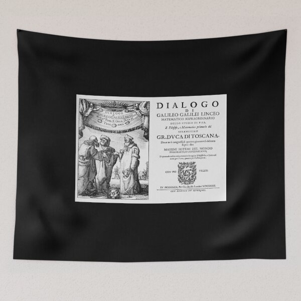 Item preview, Galileo Galilei Dialogue Space Science Teacher Astronomy designed and sold by Creekman Designs.
