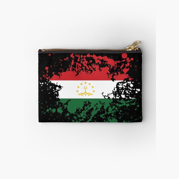 Item preview, Tajikistan Flag Ink Splatter designed and sold by limitlezz.