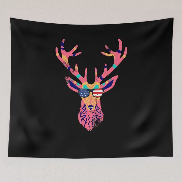 Item preview, Deer Hunting American Patriotic designed and sold by MoTeesMo.