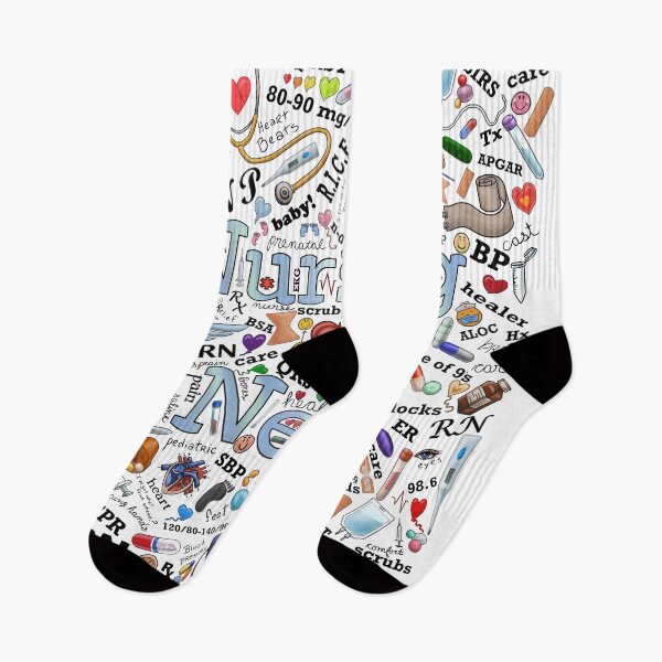 Item preview, Nursing Nerd Dark by BBW (for Light Backgrounds) designed and sold by Metallic Visions.