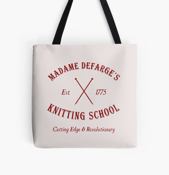 Funny Knitting Tote Bag