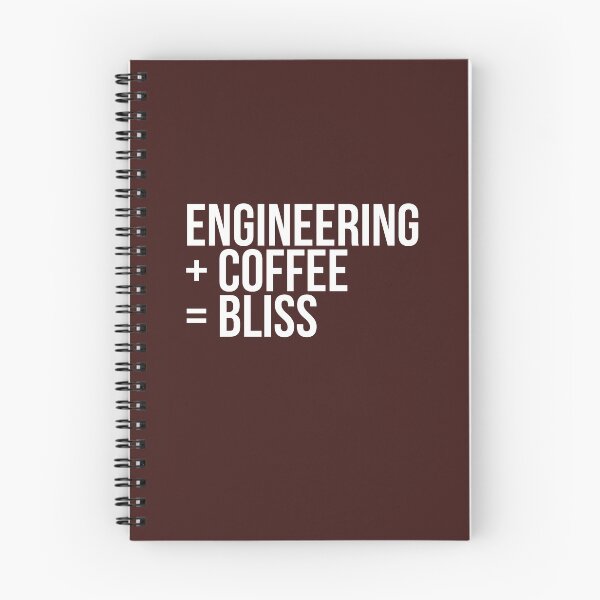 Item preview, Coffee and engineering equals bliss White Text  designed and sold by ComedyQuotes.